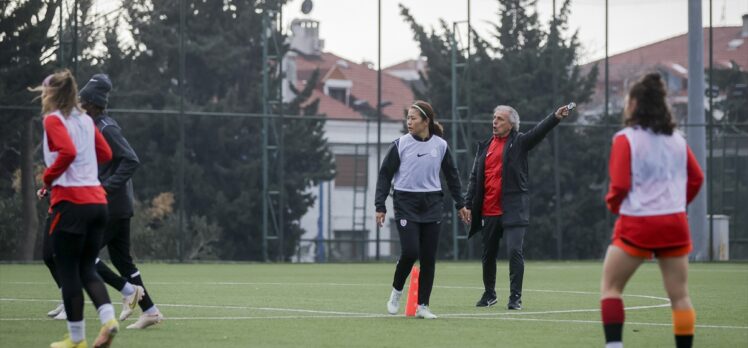 Galatasaray Kadın Futbol Takımı, Fenerbahçe maçının hazırlıklarını sürdürdü