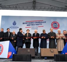 İstanbul'da yapımı tamamlanan Dudullu-Bostancı Metro Hattı törenle hizmete açıldı