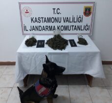 Kastamonu'da evinde ve aracında 1,5 kilogram esrar bulunan zanlı tutuklandı