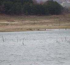 Kuraklık ve yağış azlığının etkisiyle Yazır Barajı'nın su seviyesi düştü