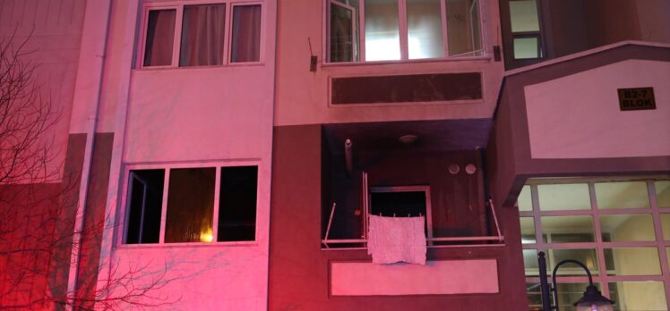 Nevşehir'de bir apartmanda çıkan yangında 6 kişi dumandan etkilendi