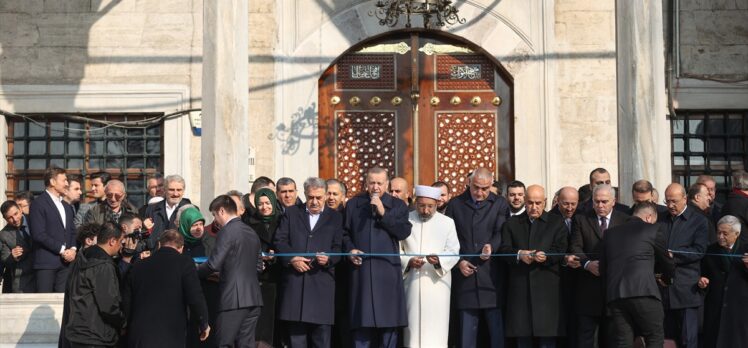 Cumhurbaşkanı Erdoğan, restorasyonu tamamlanan Yeni Cami'nin açılışında konuştu: