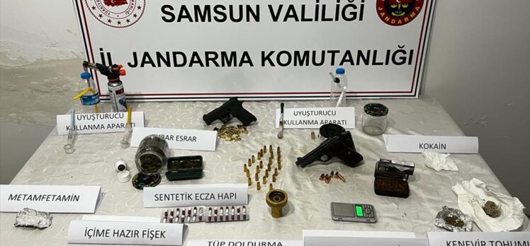 Samsun'da uyuşturucu operasyonunda 3 şüpheli gözaltına alındı