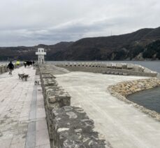 Amasra'da turizme can katacak mendirek çalışmalarında sona gelindi