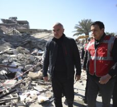 Bakan Ersoy, Hatay'da depremden zarar gören tarihi ve kültürel yapıları inceledi: