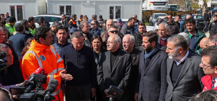 CHP Genel Başkanı Kılıçdaroğlu, Hatay'da incelemelerde bulundu: