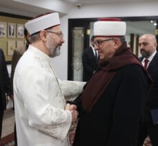 Diyanet İşleri Başkanı Erbaş, Filistin Vakıflar ve Din İşleri Bakanı Bekri ile görüştü