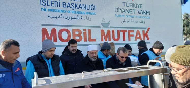 Diyanet İşleri Başkanı Erbaş'tan depremzedelere destek mesajı: