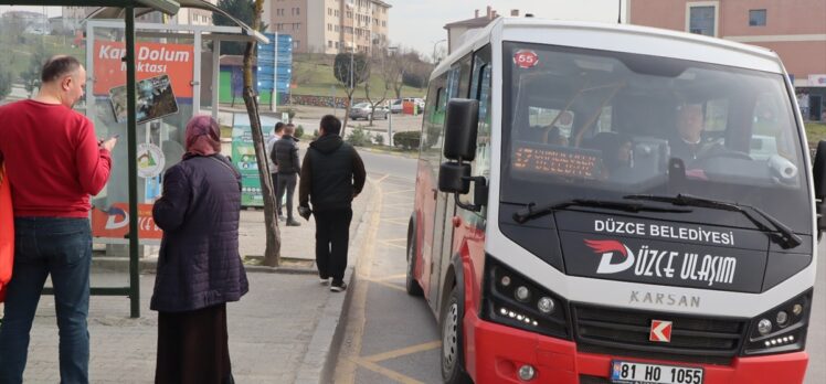 Düzce'ye gelen depremzedeler ulaşıma ücret ödemeyecek