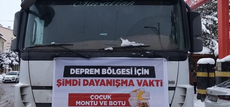 İç Anadolu'dan deprem bölgelerine yardımlar sürüyor