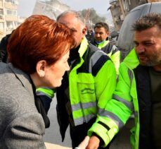 İYİ Parti Genel Başkanı Akşener, deprem bölgesini ziyaret etti: