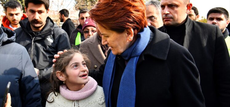 İYİ Parti Genel Başkanı Akşener, deprem bölgesini ziyaret etti: