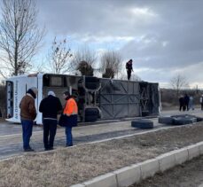 Kastamonu'da yolcu otobüsü devrildi, 30 kişi yaralandı