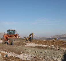 Malatya'da 10 bin 500 kişilik konteyner kentin altyapısının yüzde 40'ı tamamlandı