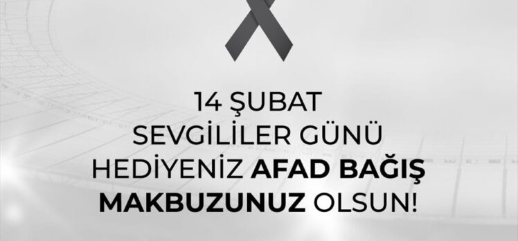 Samsunspor, “14 Şubat Sevgililer Günü hediyeniz AFAD bağış makbuzu olsun”