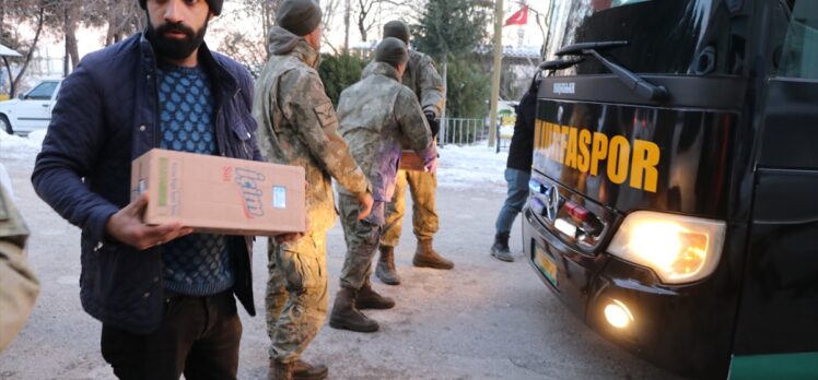 Şanlıurfaspor, Adıyaman'da depremzedelerin yardımına koştu