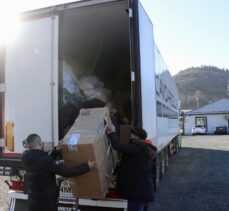 Trabzon'da taraftarlardan toplanan oyuncaklar depremzede çocuklara gönderildi