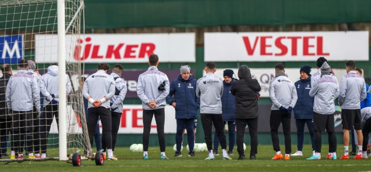 Trabzonspor, Basel maçının hazırlıklarını sürdürdü