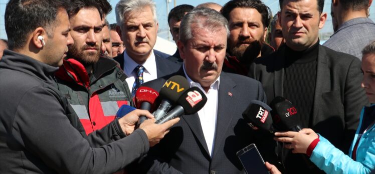 BBP Genel Başkanı Destici, depremden etkilenen Diyarbakır'da temaslarda bulundu: