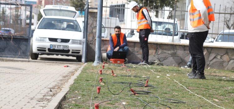 Bingöl'de depreme karşı zemin yapısı inceleniyor