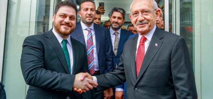 CHP Genel Başkanı Kılıçdaroğlu, BTP Genel Başkanı Baş'ı ziyaret etti