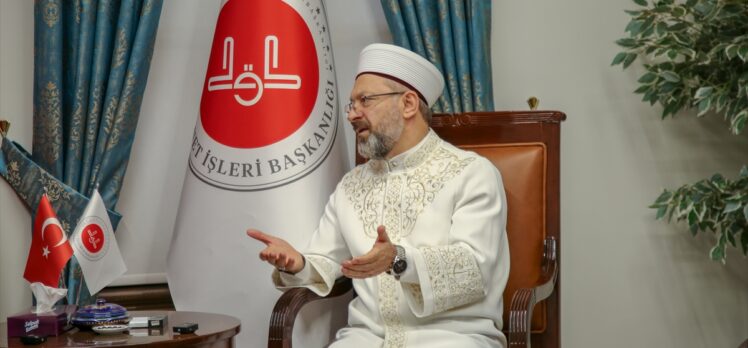 Diyanet İşleri Başkanı Erbaş, Kafkas Müslümanları İdaresi Başkanı Paşazade'yle görüştü