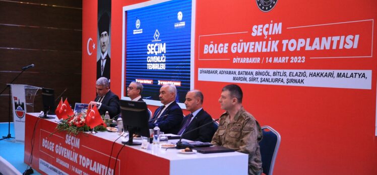 Diyarbakır'da “Seçim Bölge Güvenlik Toplantısı” yapıldı