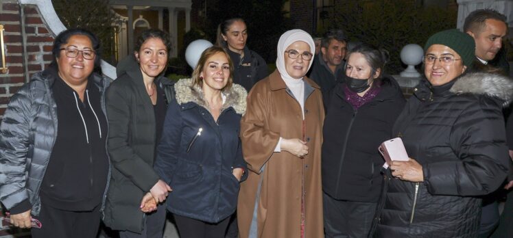 Emine Erdoğan, New York'ta Türk ailenin evinde iftar yaptı