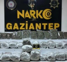 Gaziantep'te 28 kilo 400 gram skunk ele geçirildi