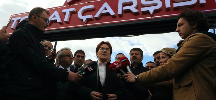 İYİ Parti Genel Başkanı Akşener, Adıyaman'da incelemelerde bulundu