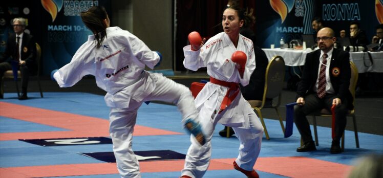 Karate 1 A Serisi Konya'da ikinci gün müsabakalarıyla devam etti