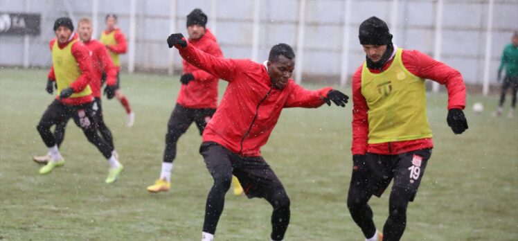 Sivasspor, Başakşehir maçının hazırlıklarını sürdürdü