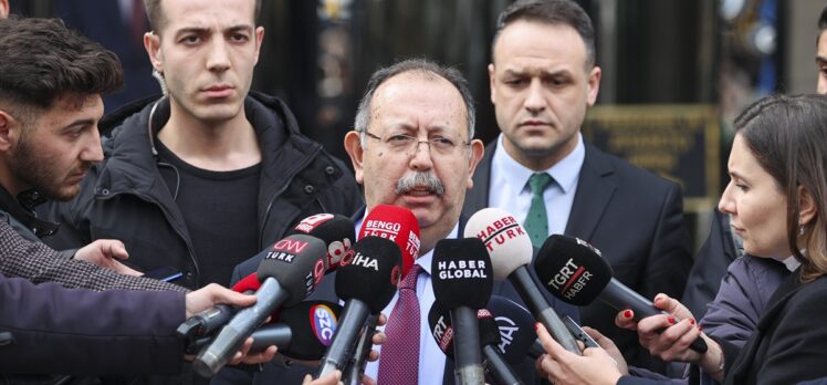 YSK Başkanı Yener, seçim tarihinin 14 Mayıs olarak belirlendiğini açıkladı