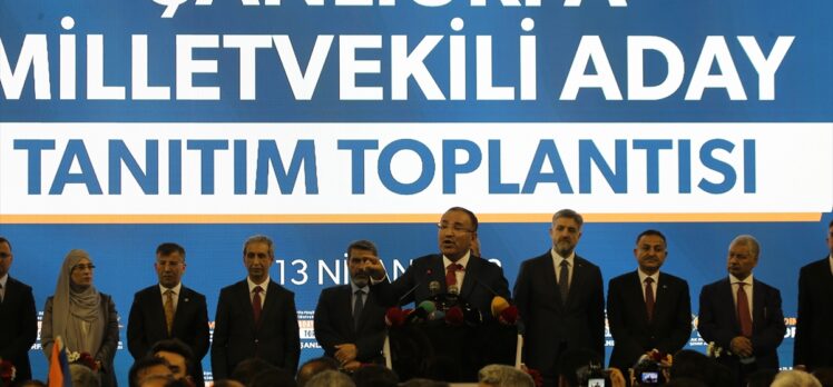 Adalet Bakanı Bozdağ, AK Parti Şanlıurfa Milletvekili Aday Tanıtım Toplantısı'nda konuştu: