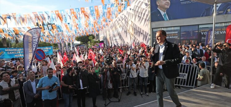 AK Parti'li Ömer Çelik, Adana'da seçim bürosu açılışında konuştu: