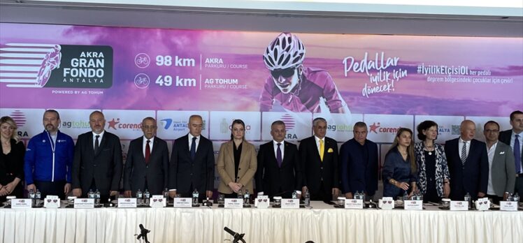 Antalya'da Akra Gran Fondo bisiklet yarışı heyecanı