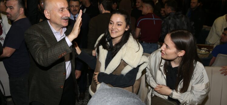 Bakan Karaismailoğlu, Trabzon'daki sahur programında konuştu: