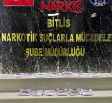 Bitlis'te 1 kilo 117 gram sentetik uyuşturucu ele geçirildi