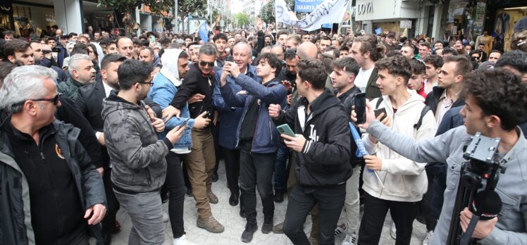 Cumhurbaşkanı adayı ve Memleket Partisi Genel Başkanı İnce Sakarya'da vatandaşlarla buluştu