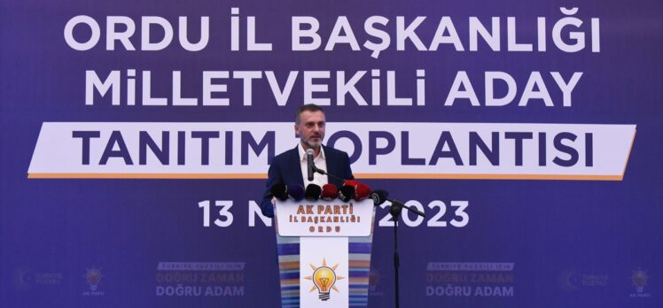 Cumhurbaşkanı Erdoğan, Ordu milletvekili aday tanıtım toplantısına telefonla bağlandı: