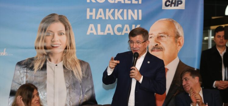 Gelecek Partisi Genel Başkanı Davutoğlu Kocaeli'de konuştu: