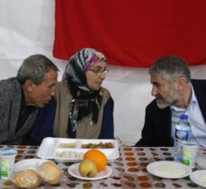 Hazine ve Maliye Bakanı Nebati, Hatay'da depremzedelerle iftarda buluştu: