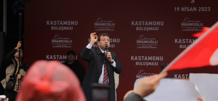 İBB Başkanı İmamoğlu, Kastamonu'da “Halk Buluşması”na katıldı