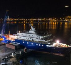 Rusya'dan depremzedeler için gönderilen yardım malzemelerini taşıyan gemi Ordu'ya geldi