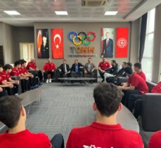 Judo Federasyonu Başkanı Huysuz, ümit milli sporcuların kampını ziyaret etti