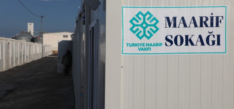 Türkiye Maarif Vakfı, Adıyaman'da Maarif Sokağı isimli konteyner kent kurdu