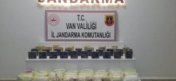 Van'da 33 kilogram uyuşturucu ele geçirildi