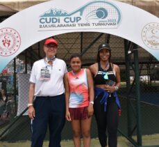 2. Uluslararası Cudi Cup Tenis Turnuvası, birinci tur müsabakalarıyla devam etti
