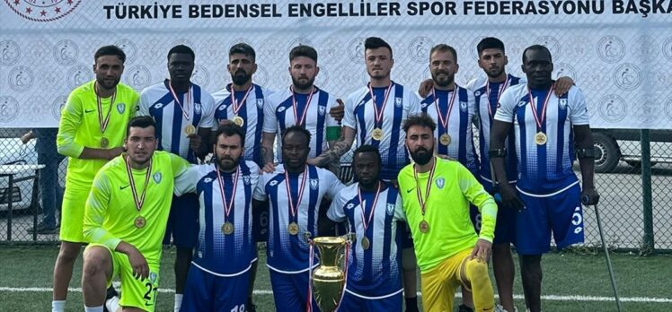 Ampute Futbol Süper Ligi'nde şampiyon Şahinbey Belediyesi Gençlik ve Spor Kulübü