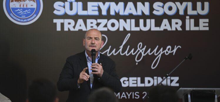 Bakan Soylu, Sancaktepe Trabzonlular Sosyal ve Dayanışma Derneği'ni ziyaret etti: